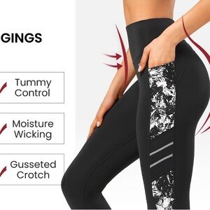 COPY - YVETTE (S) “One and Only Dare to Be”Printed leggings
